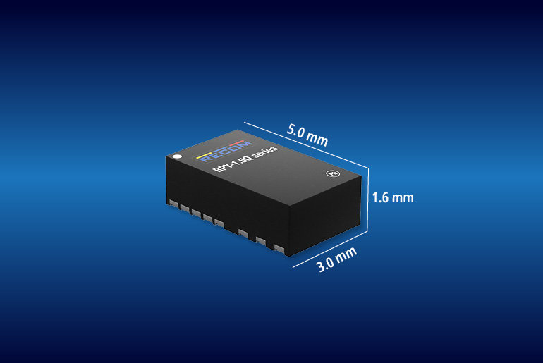 AEC-Q100 qualified for AOI: RPY-1.5Q LED driver from RECOM at Rutronik
